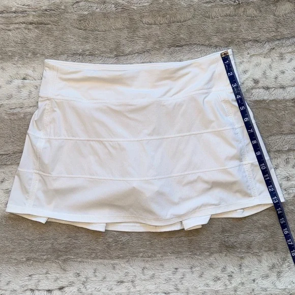Lululemon Pace Rival Skirt (Tall) * 4-way Stretch in White Size 8 Tall - Picture 8 of 14
